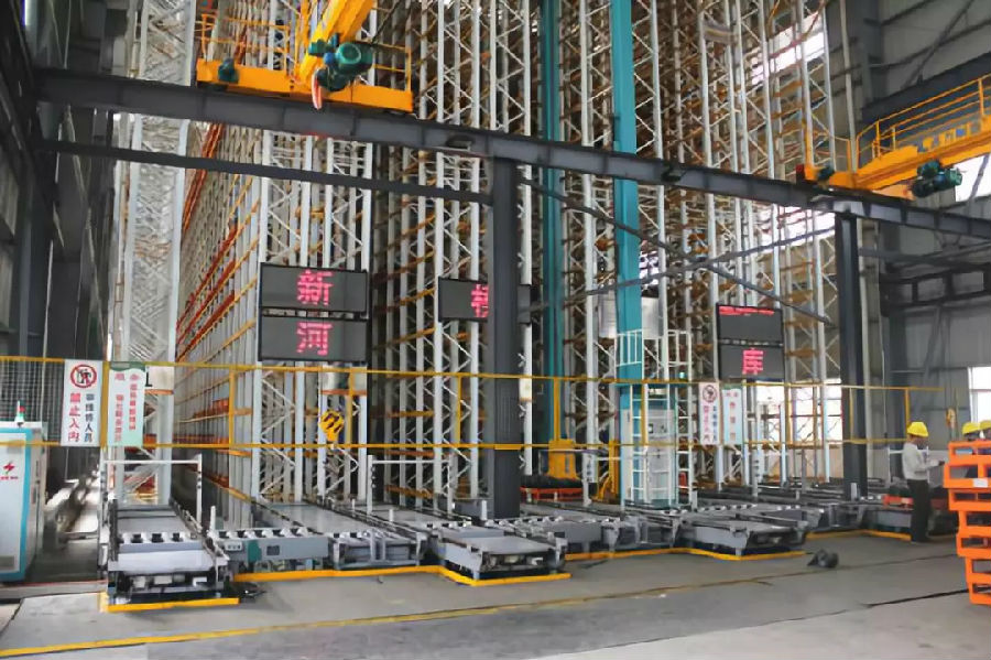 兩分鐘視頻記錄大件產品從入庫、上架、存儲、裝車等智能升級全過程！