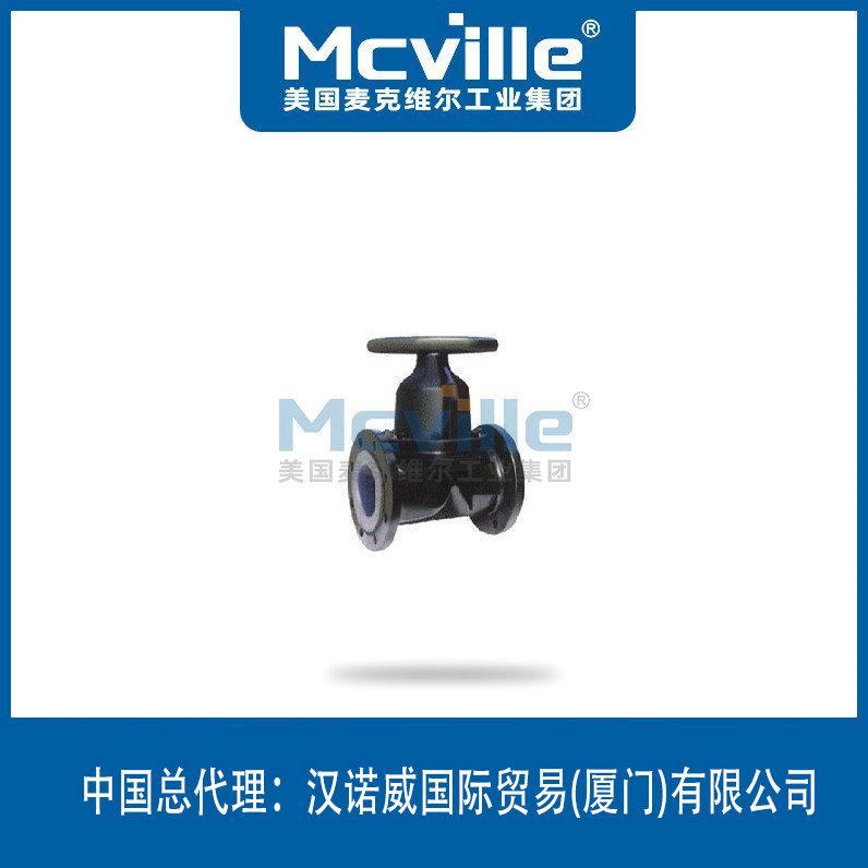 進口英標襯氟隔膜閥