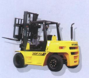 廣州天力:現代平衡重式內燃叉車 HDF50/70-7 