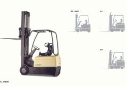 美國科朗(CROWN)SC3210 1.3平衡重三輪電動叉車