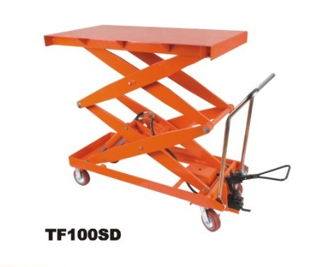 TF100SD液壓手推平臺(tái)車
