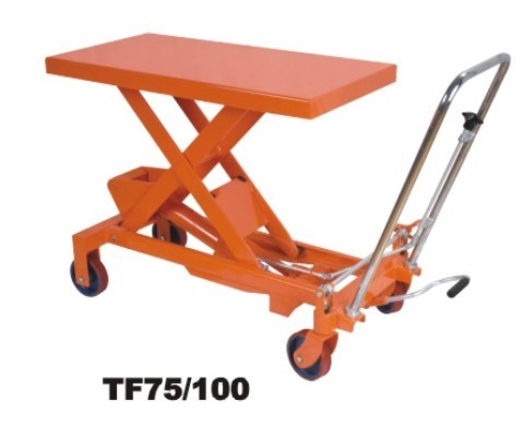 TF75/100液壓手推平臺車