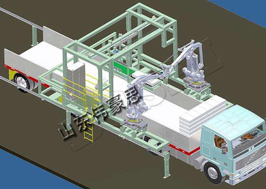 高架式水泥裝車機 自動化袋料裝車機