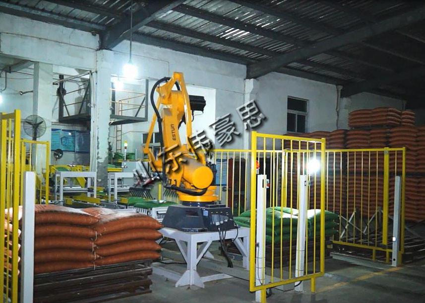 全自動機器人拆垛機 飼料托盤卸垛設備廠家