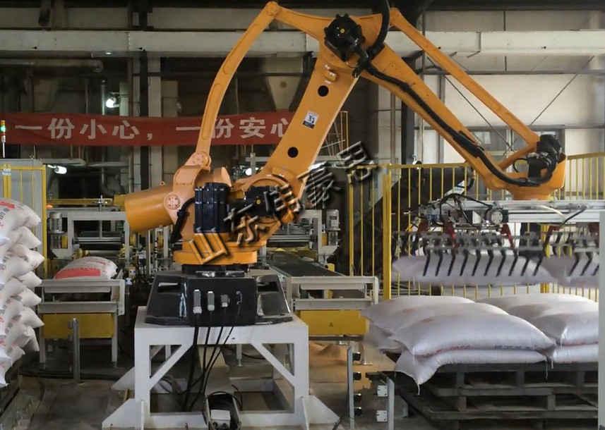 江蘇機器人拆垛設備廠家 供應活性炭自動卸垛機