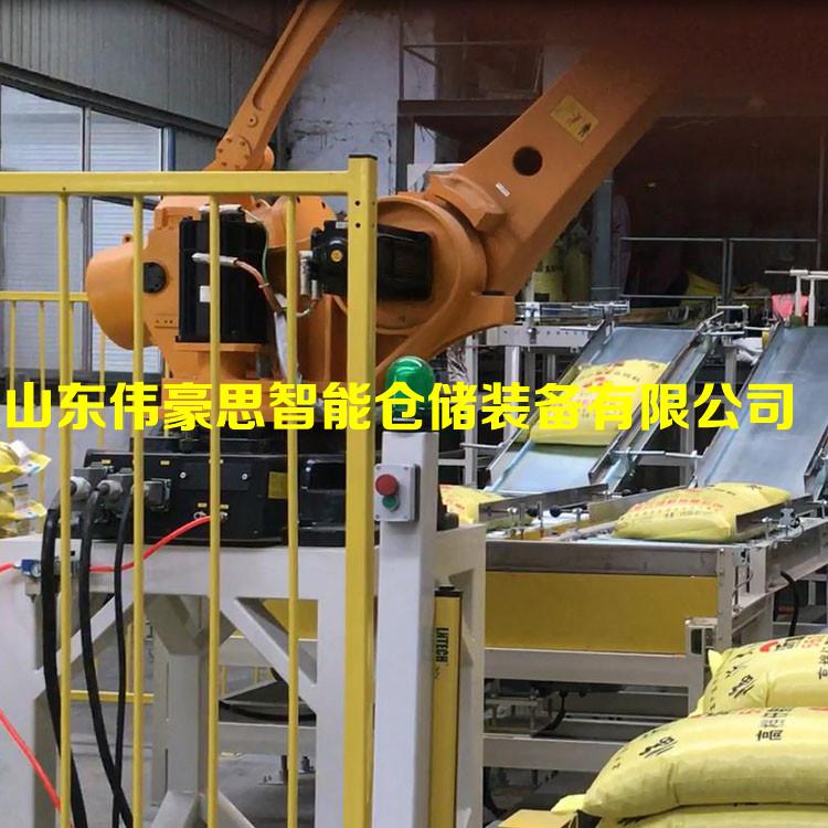 雞飼料碼垛機器人非標定制 全自動碼垛機廠家直供