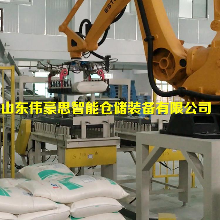 鈦白粉碼垛機器人非標定制 袋裝氧化鎂碼垛機廠家