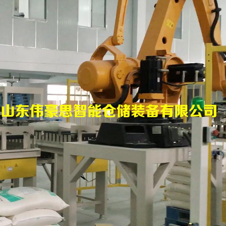 鈦精礦碼垛機器人非標定制 除塵灰全自動碼垛機價格