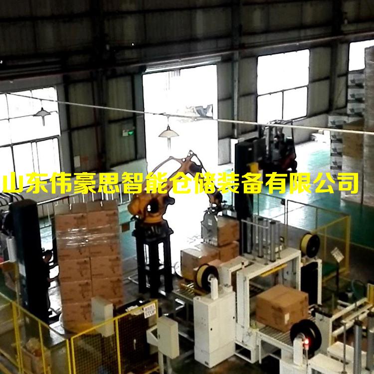 牛奶箱碼垛機器人 全自動包裝碼垛系統價格