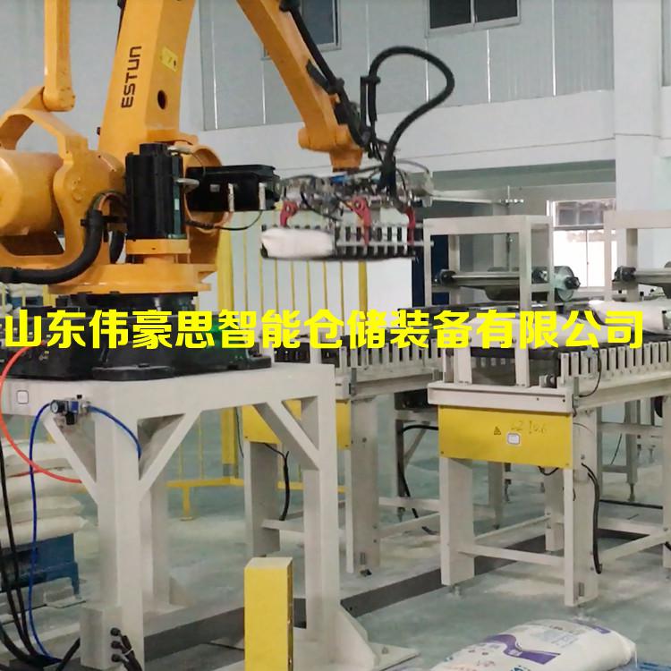 袋料全自動碼垛機成套設備 木屑碼垛機價格